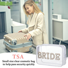 Etercycle Bride pearl rhinestone embellishment creates luxe wedding-day look.