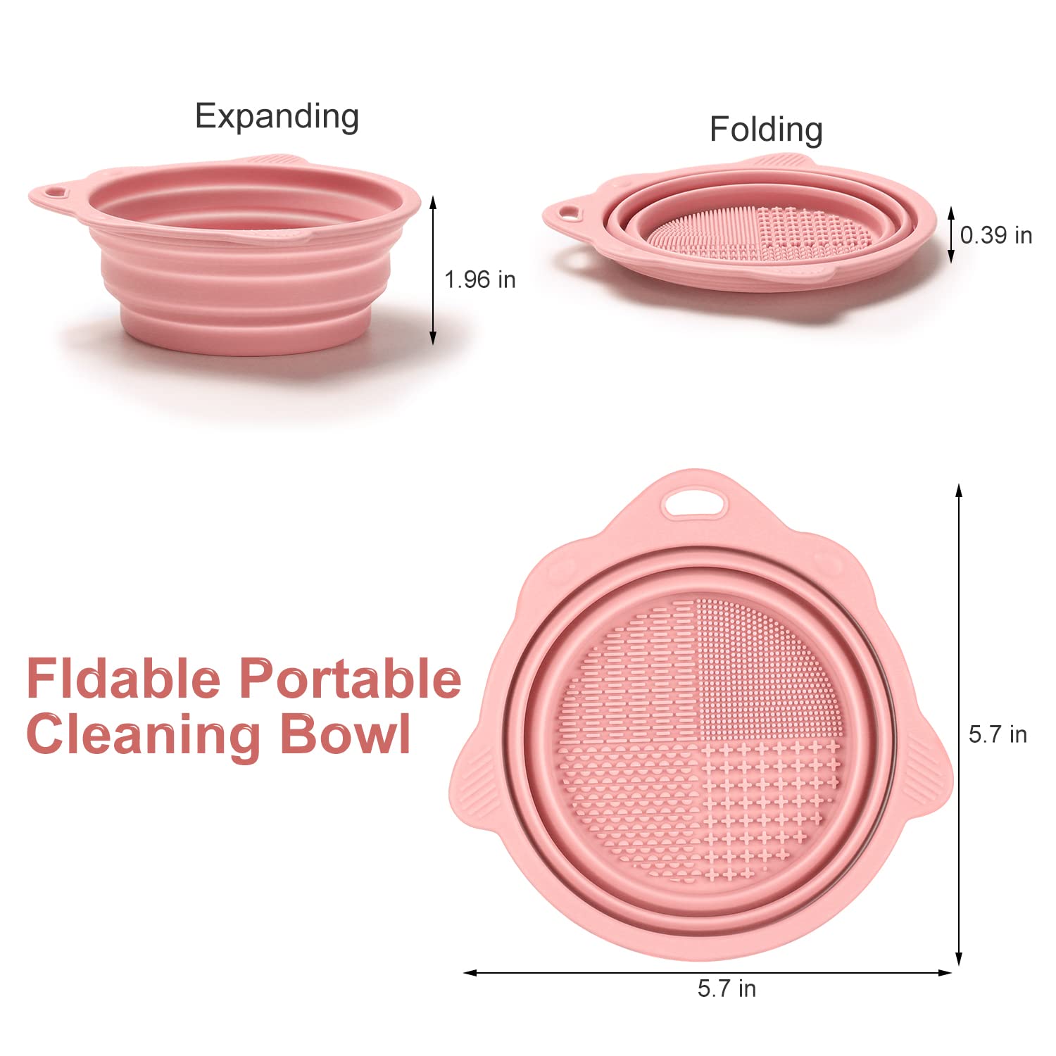 Etercycle brush cleaning pad helps remove makeup residue gently.