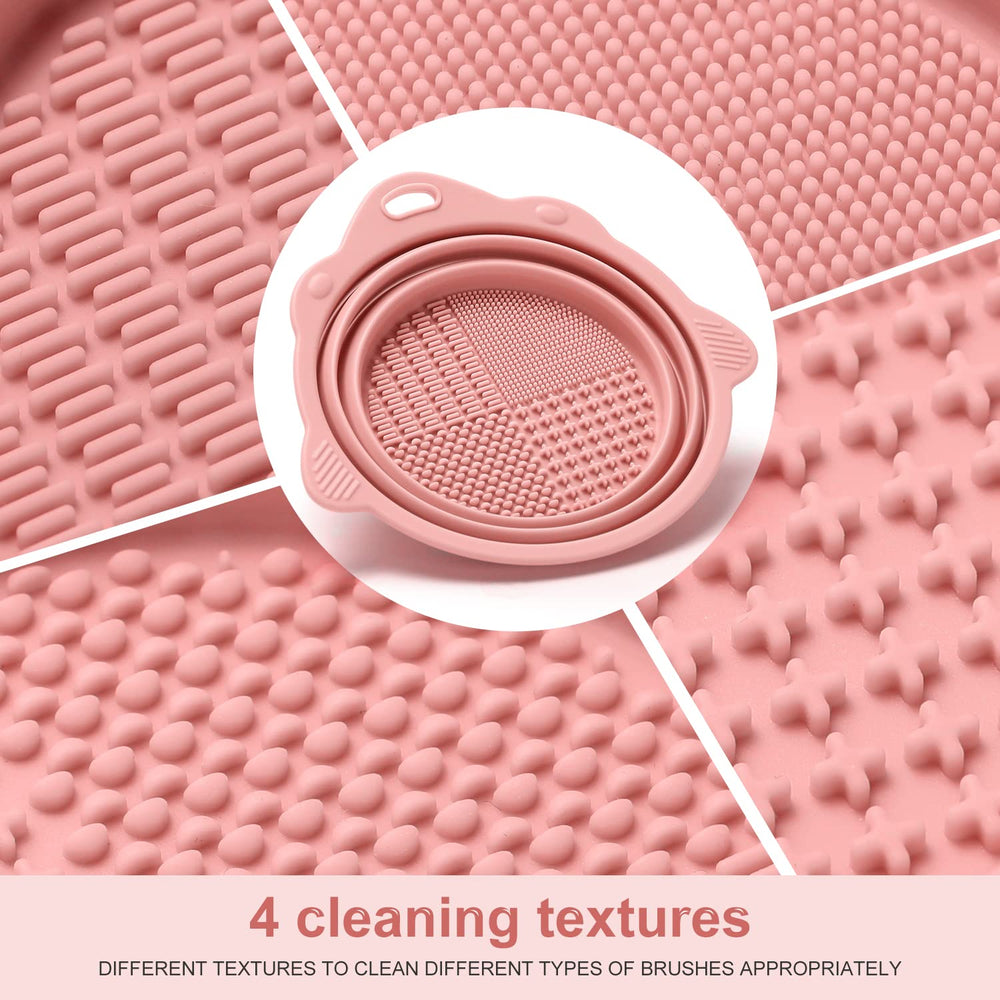 Etercycle cleaning scrubber with textured head for effective bristle cleaning.