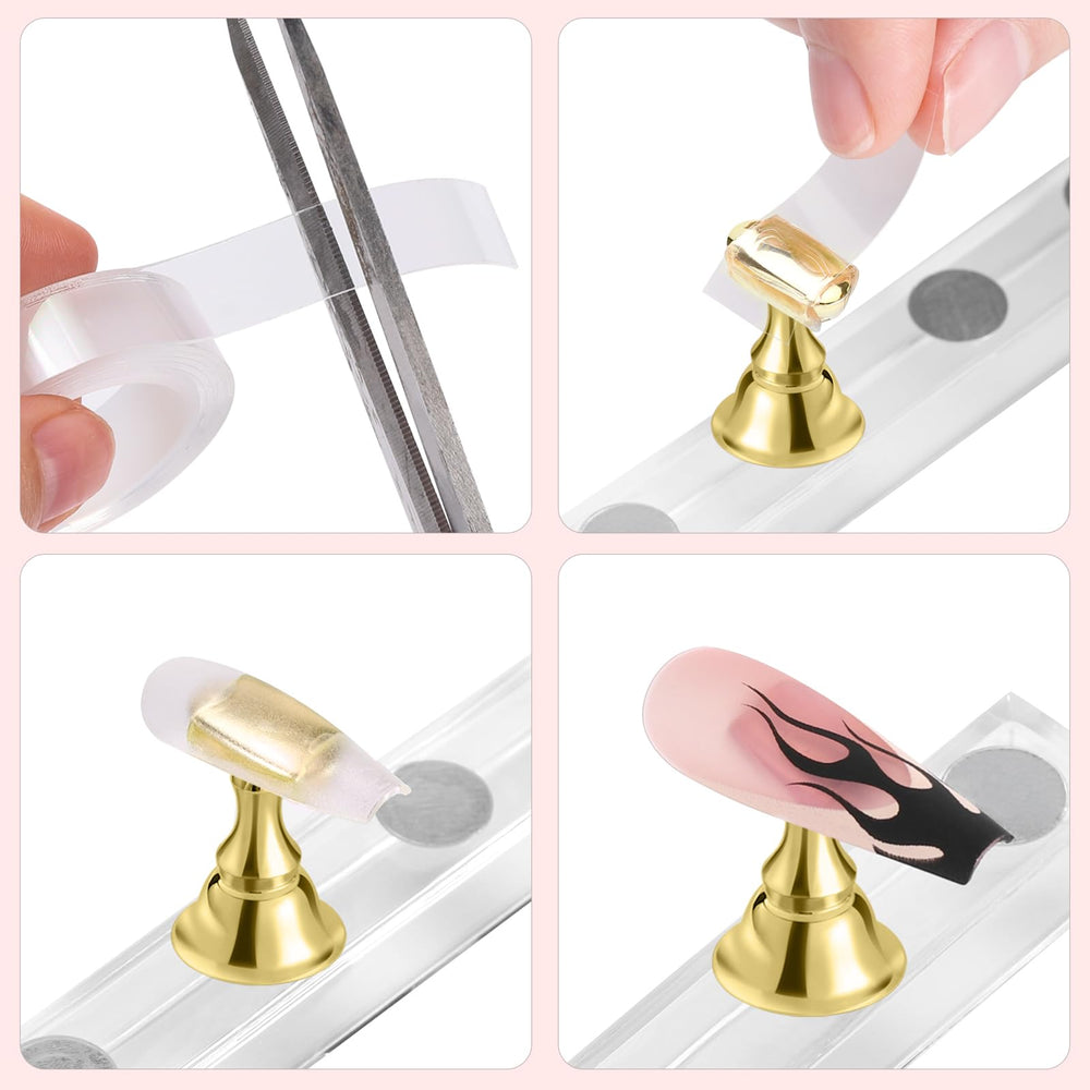 Etercycle double-sided tape pack keeps nails secure during design sessions