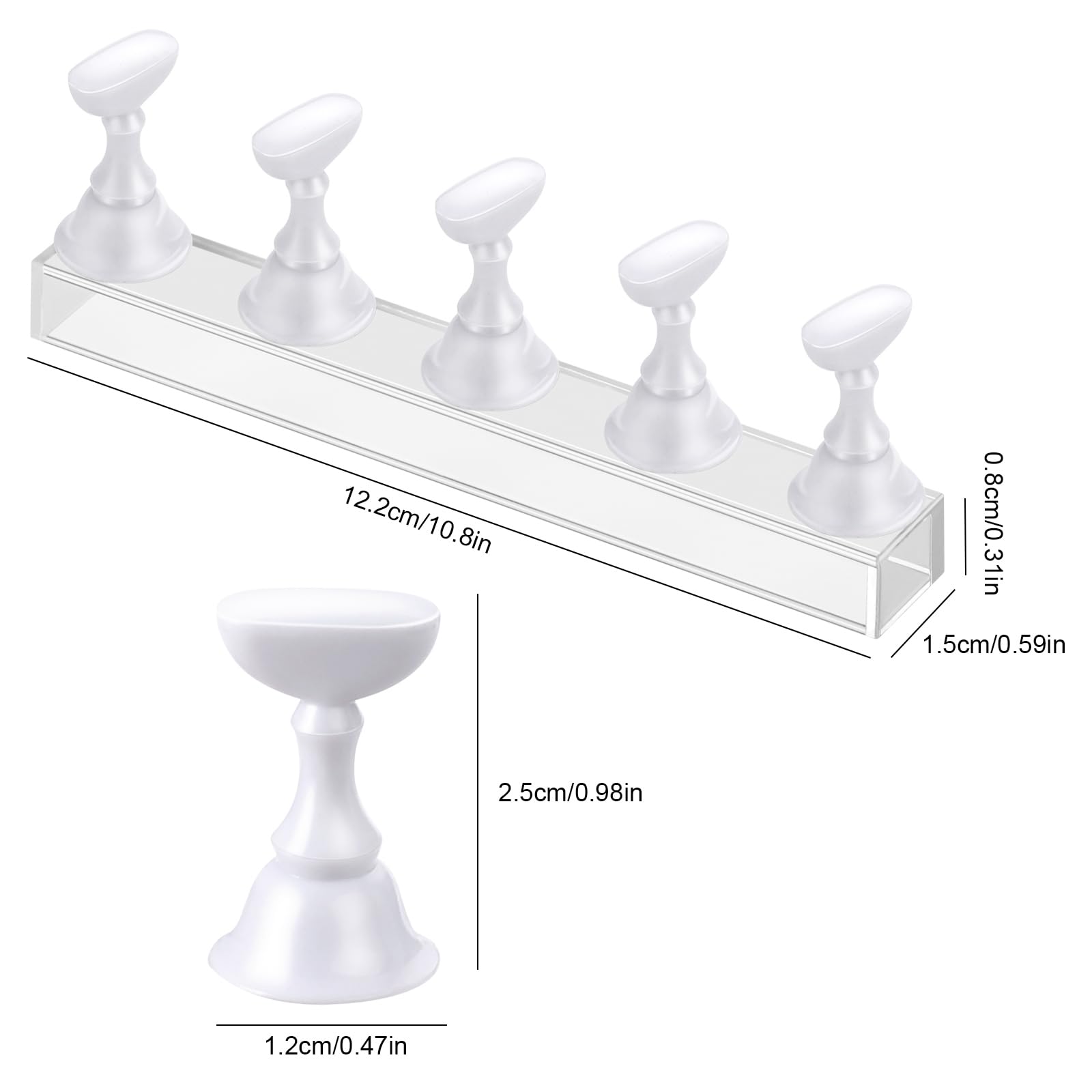 Etercycle easy nail art stand enabling stable grip during painting sessions