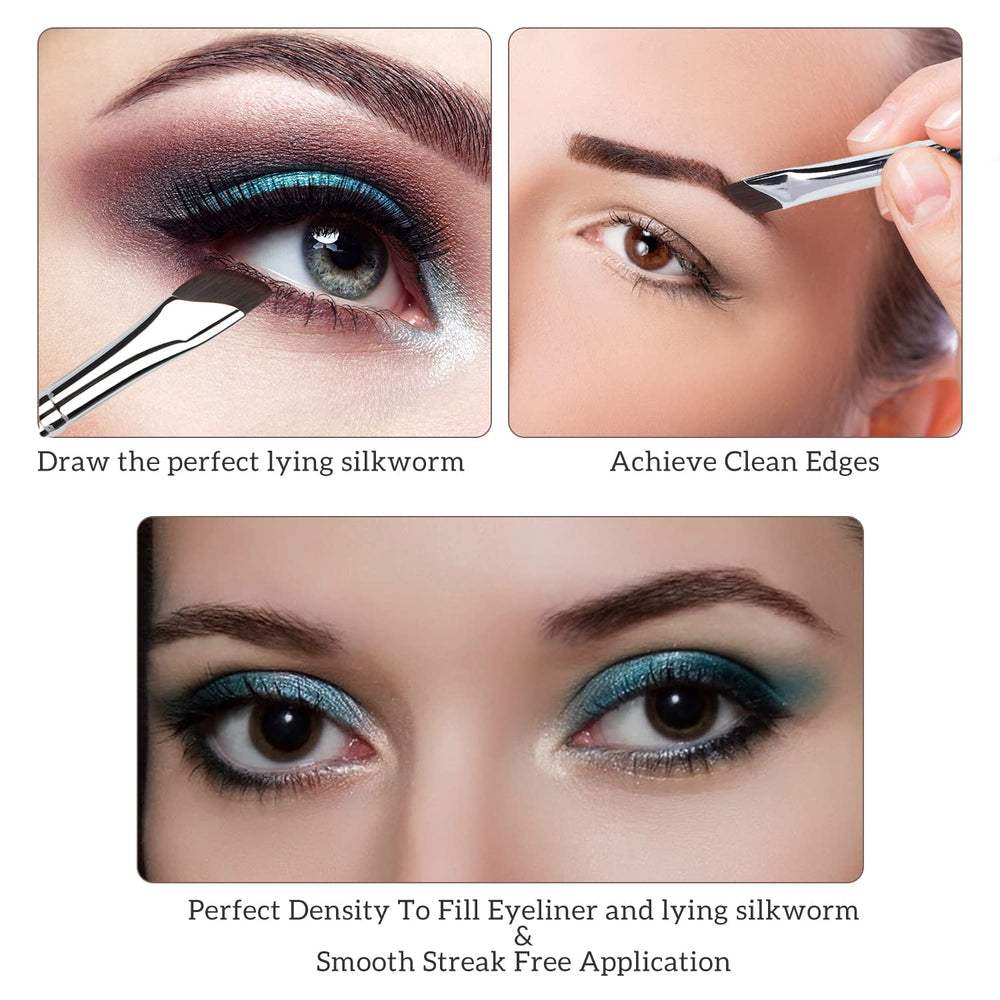 Etercycle dense-fiber brush: strong powder pickup for even color.