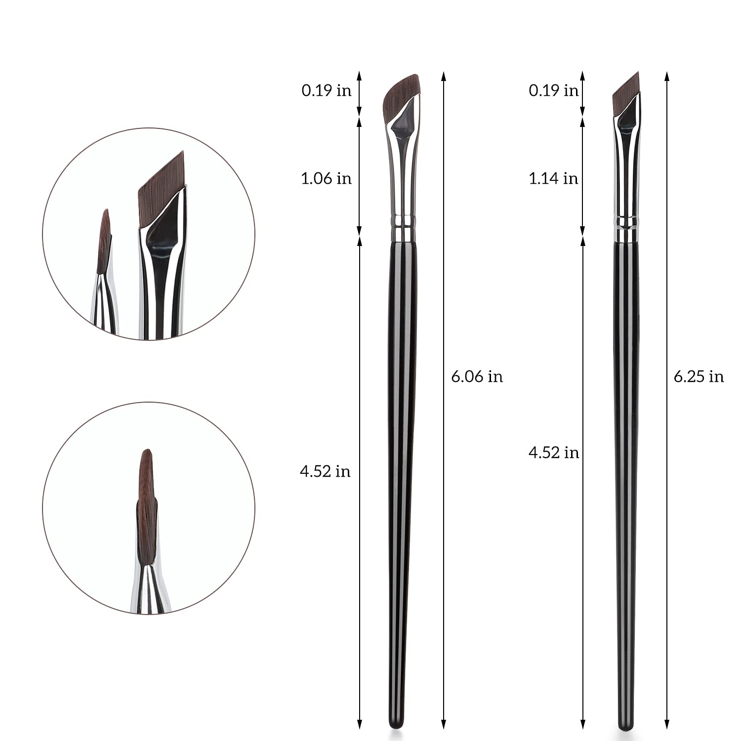 Etercycle wood-handle brush: ergonomic grip for comfortable makeup.