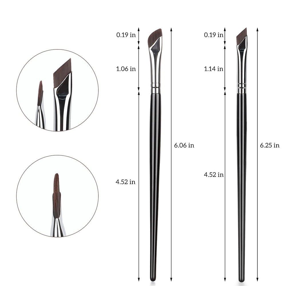 Etercycle wood-handle brush: ergonomic grip for comfortable makeup.