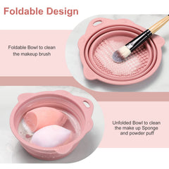 Etercycle foldable bowl open, effortless on-the-go cleansing after daily routine.
