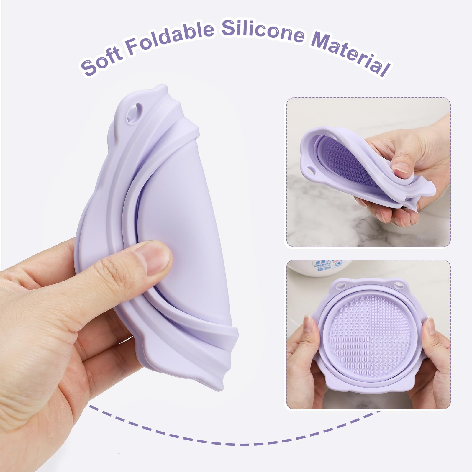 Etercycle hook holes allow hanging to dry after use.