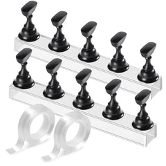 Etercycle nail stand base with magnets keeps practice nails steady
