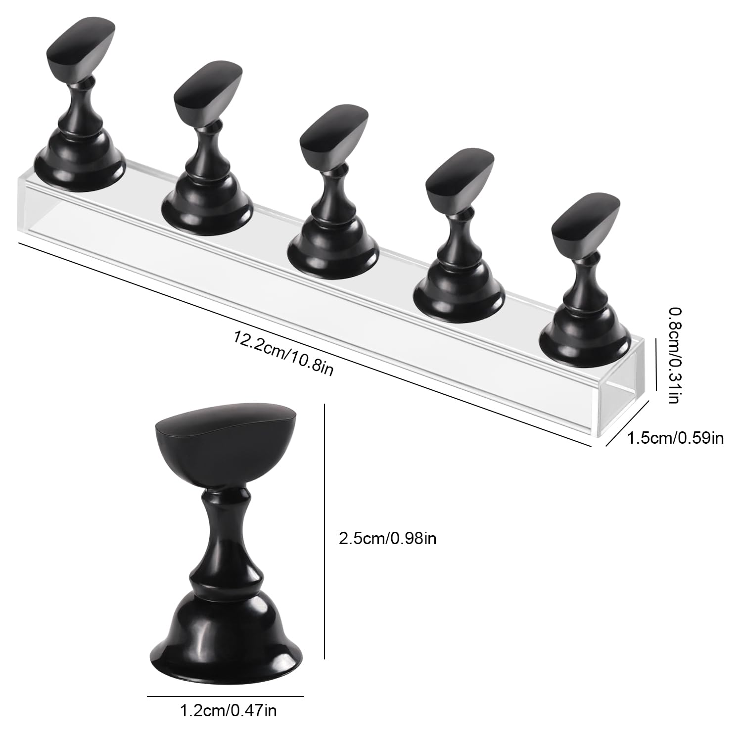Etercycle magnetic stand enables easy, stable nail art creation