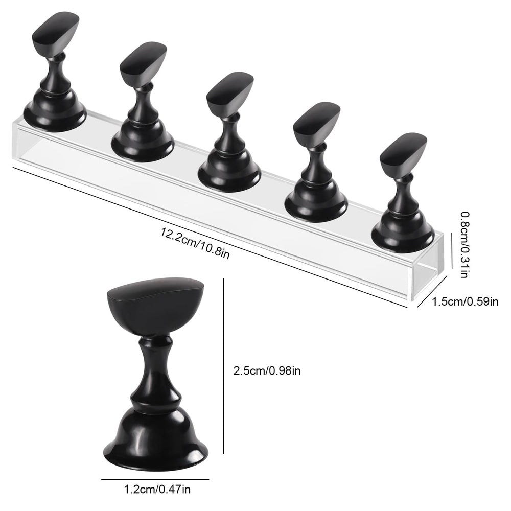 Etercycle magnetic stand enables easy, stable nail art creation