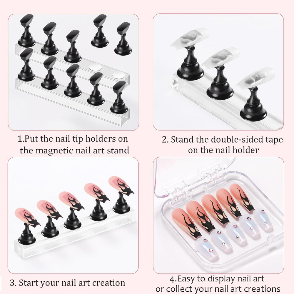 Etercycle nail exercisers aid repeatable practice for shaping and painting