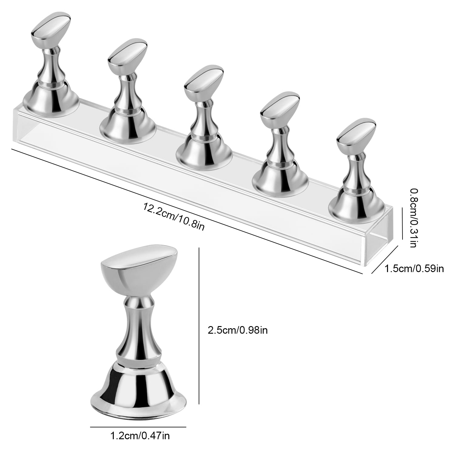 Etercycle compact silver setup for stylish salon or home use.