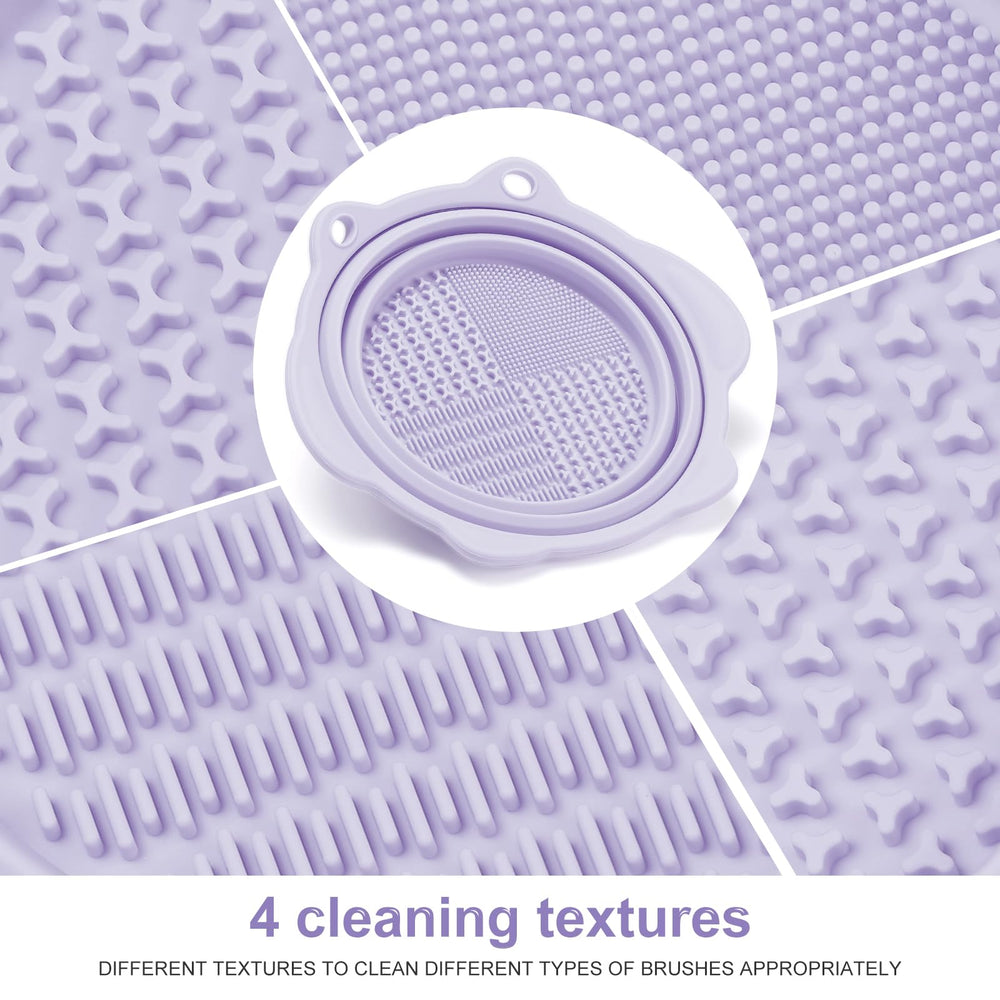 Etercycle silicone material is gentle on brushes and eco-friendly.