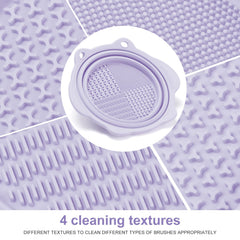 Etercycle silicone material is gentle on brushes and eco-friendly.