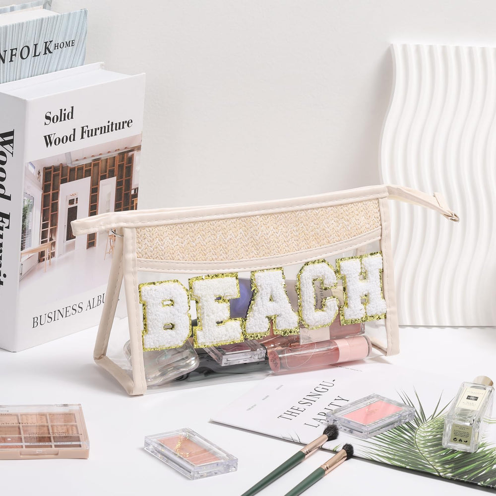 Etercycle spacious travel cosmetics bag ready to organize toiletries efficiently.