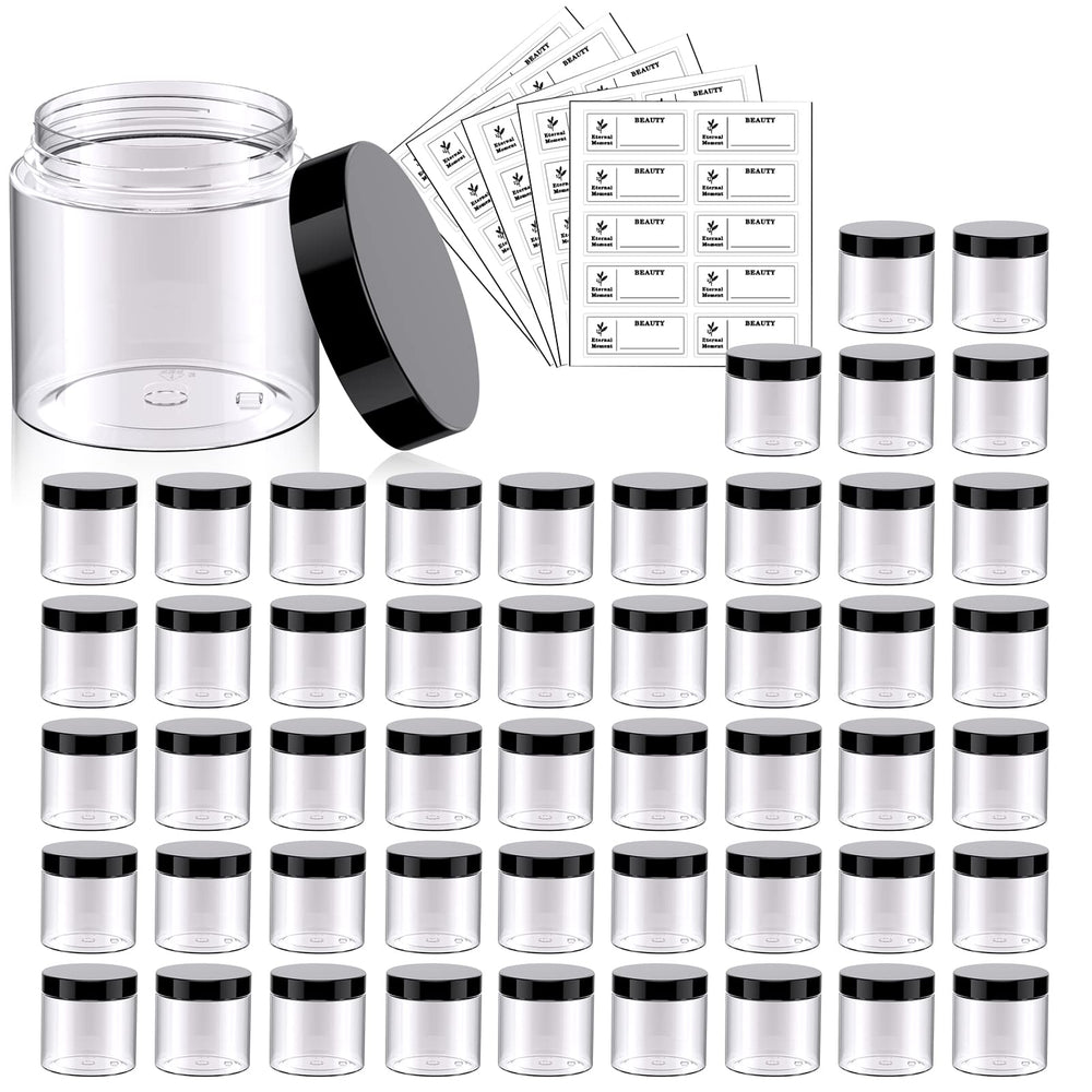 Eternal Moment 50-pack 2oz jar with lids, perfect for organizing samples.