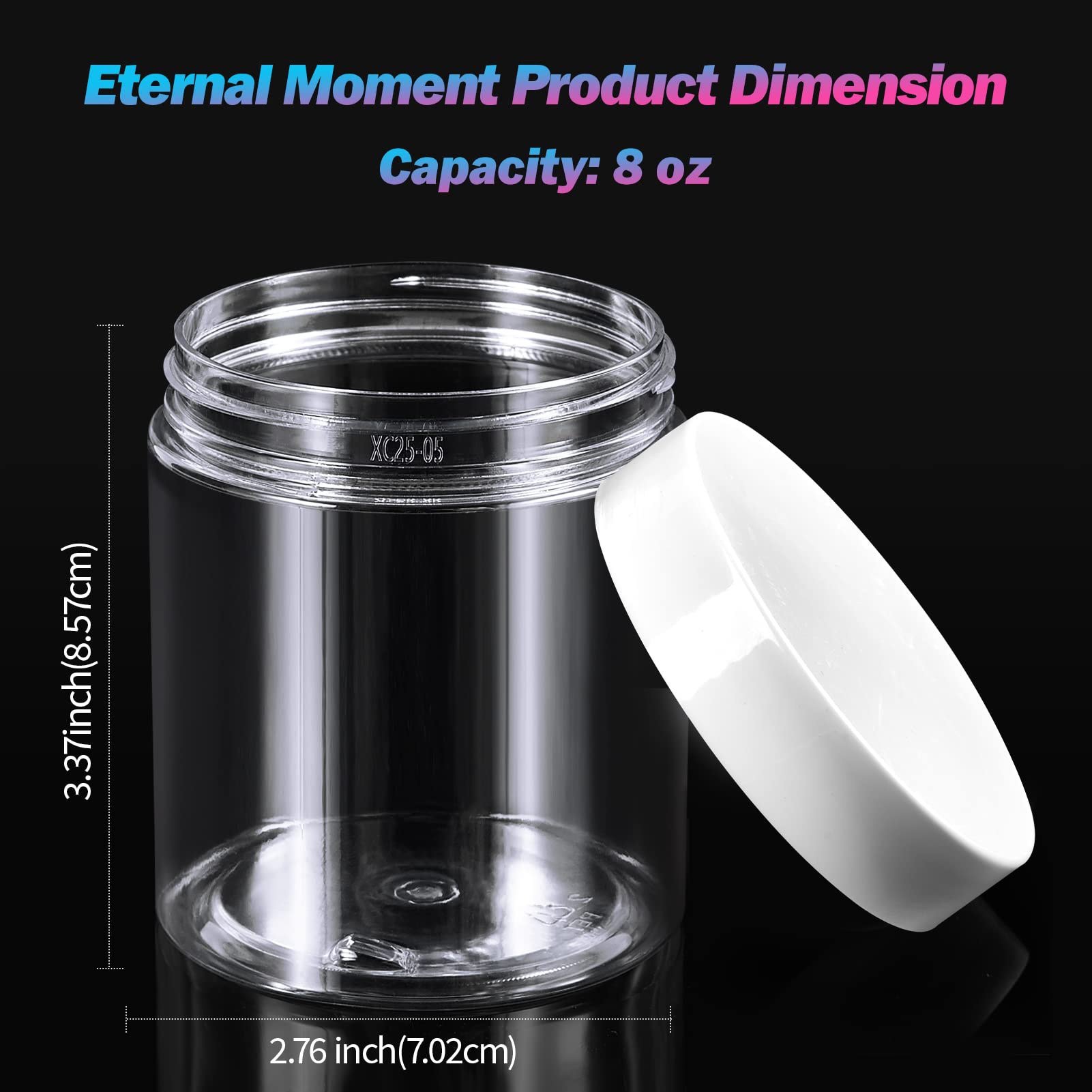 Eternal Moment airtight jar shows leak-proof seal, ideal for travel and on-the-go use.