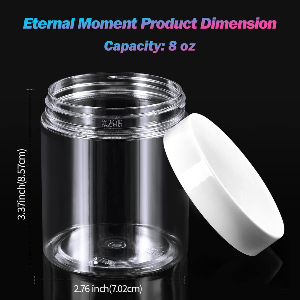 Eternal Moment airtight jar shows leak-proof seal, ideal for travel and on-the-go use.