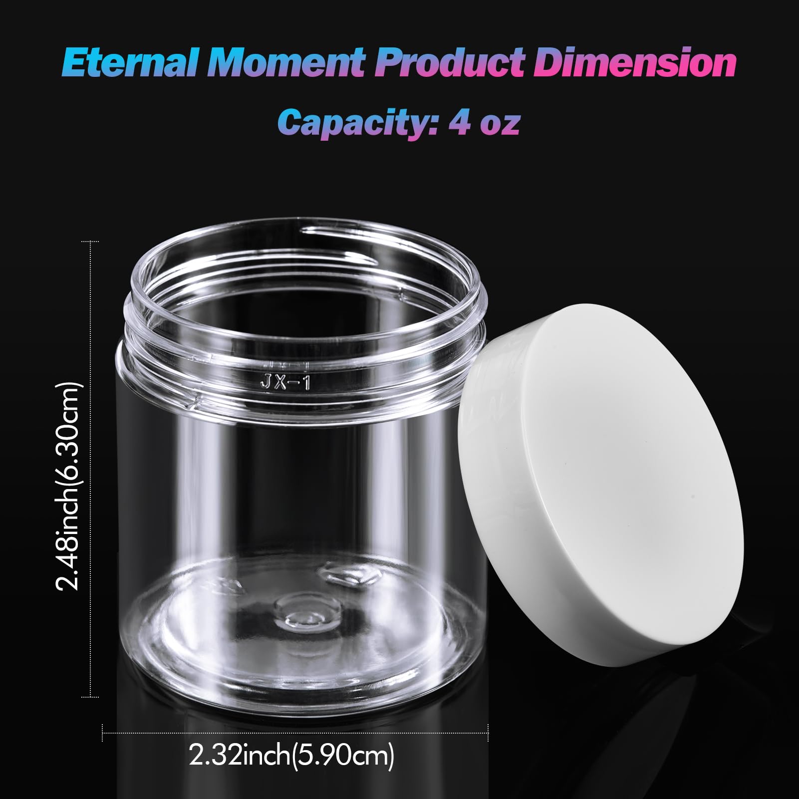 Eternal Moment leak-proof airtight cap keeps contents secure during travel.