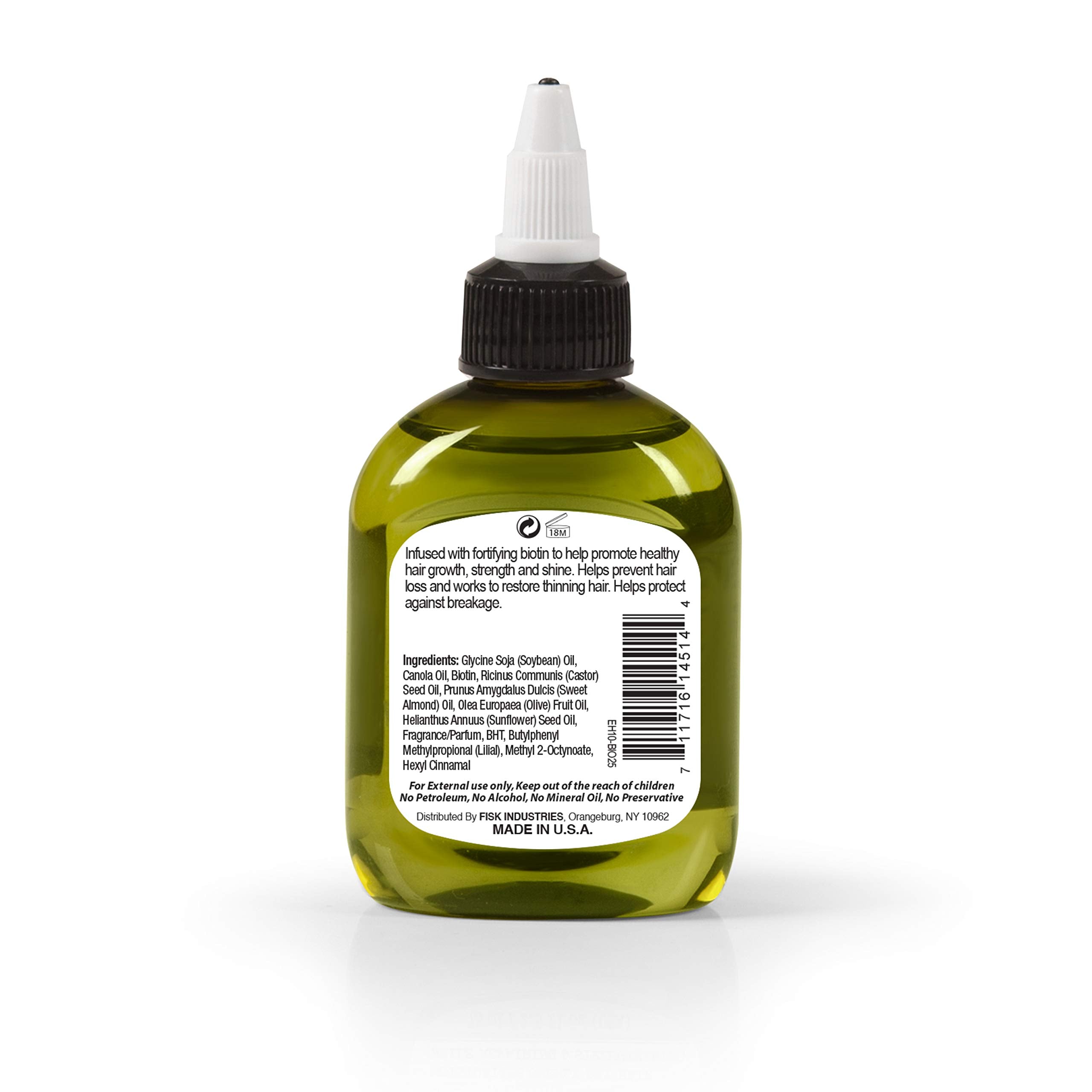 Ethereal Nature Aceite capilar biotina - aplicación manual suave para cabellos diarios.