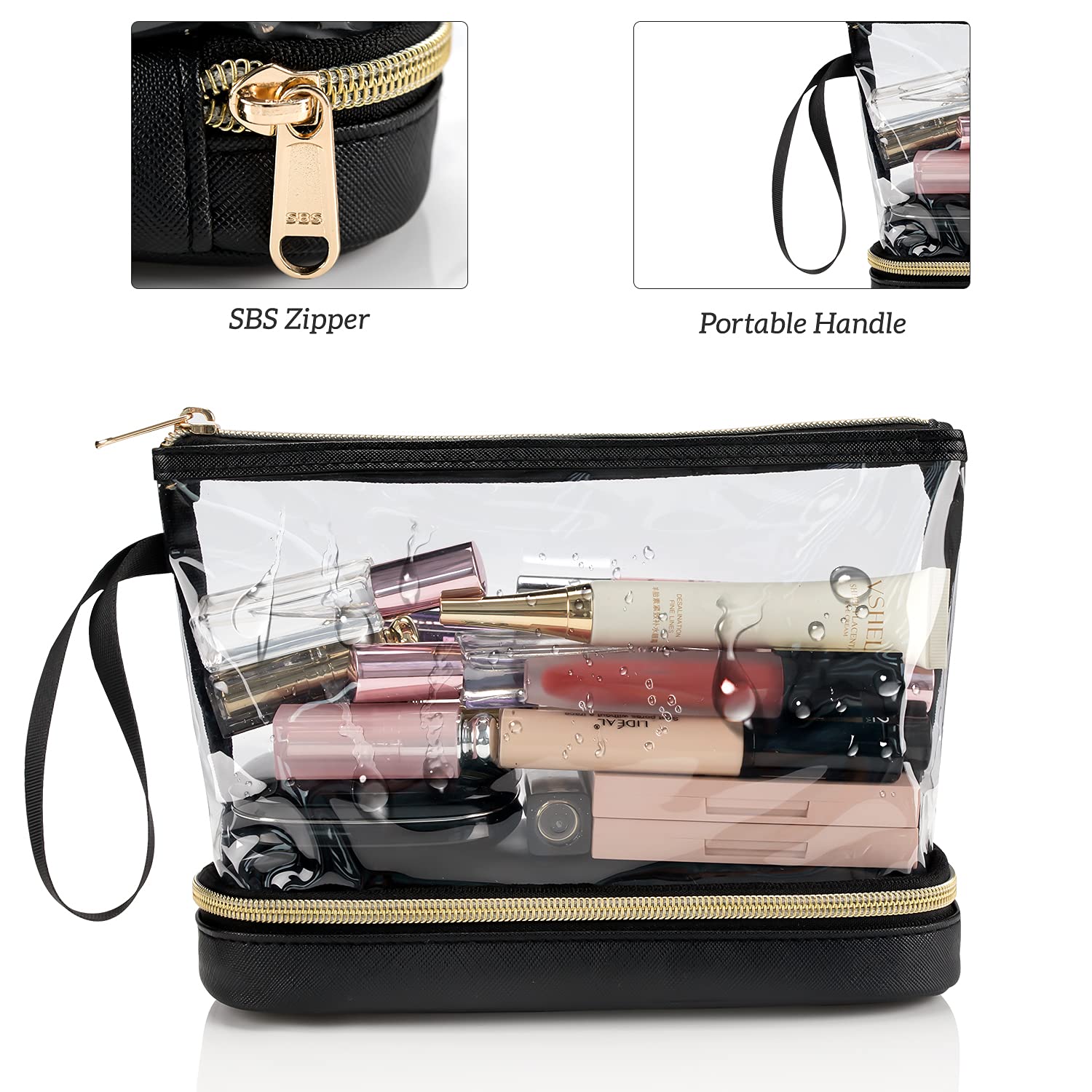 Ethereal bag with portable handle ready for quick grab-and-go