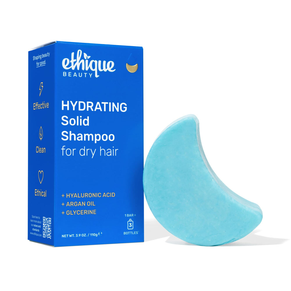 Ethique barra hidratante: textura suave para cabello seco y nutrido.