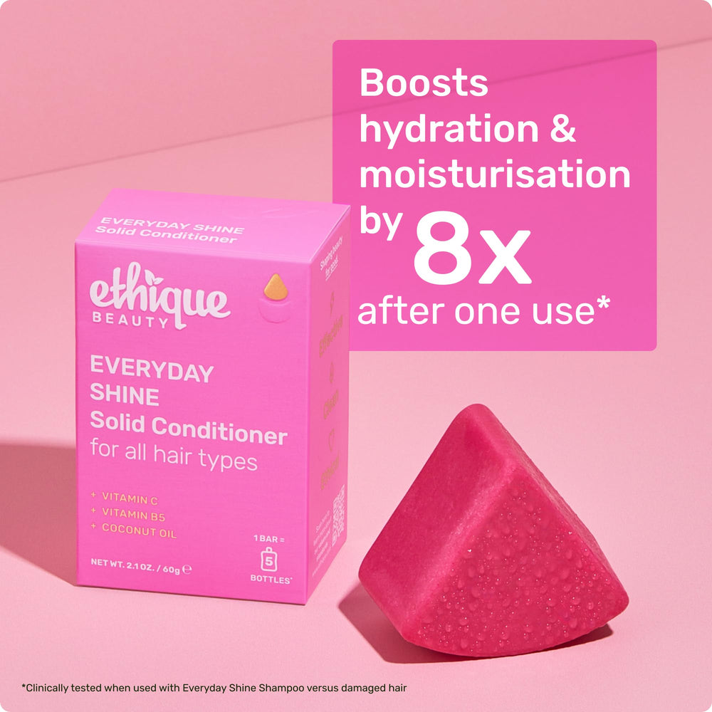 Ethique Everyday Conditioner Bar ideal para viaje en maleta