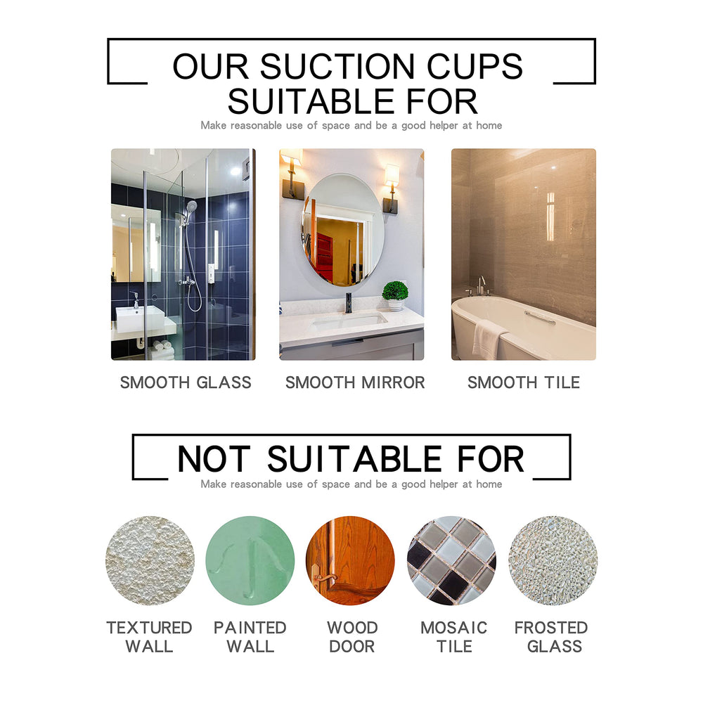 Ettori aluminum frame on fogless shower mirror for durability