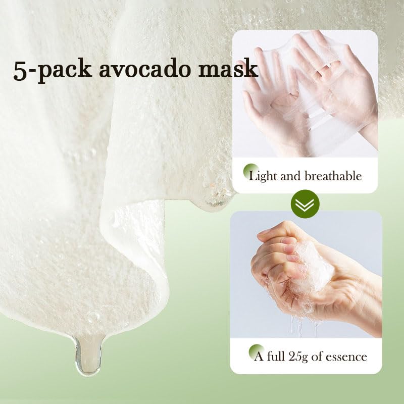 Etuanxi crema facial de aguacate para piel suave y flexible