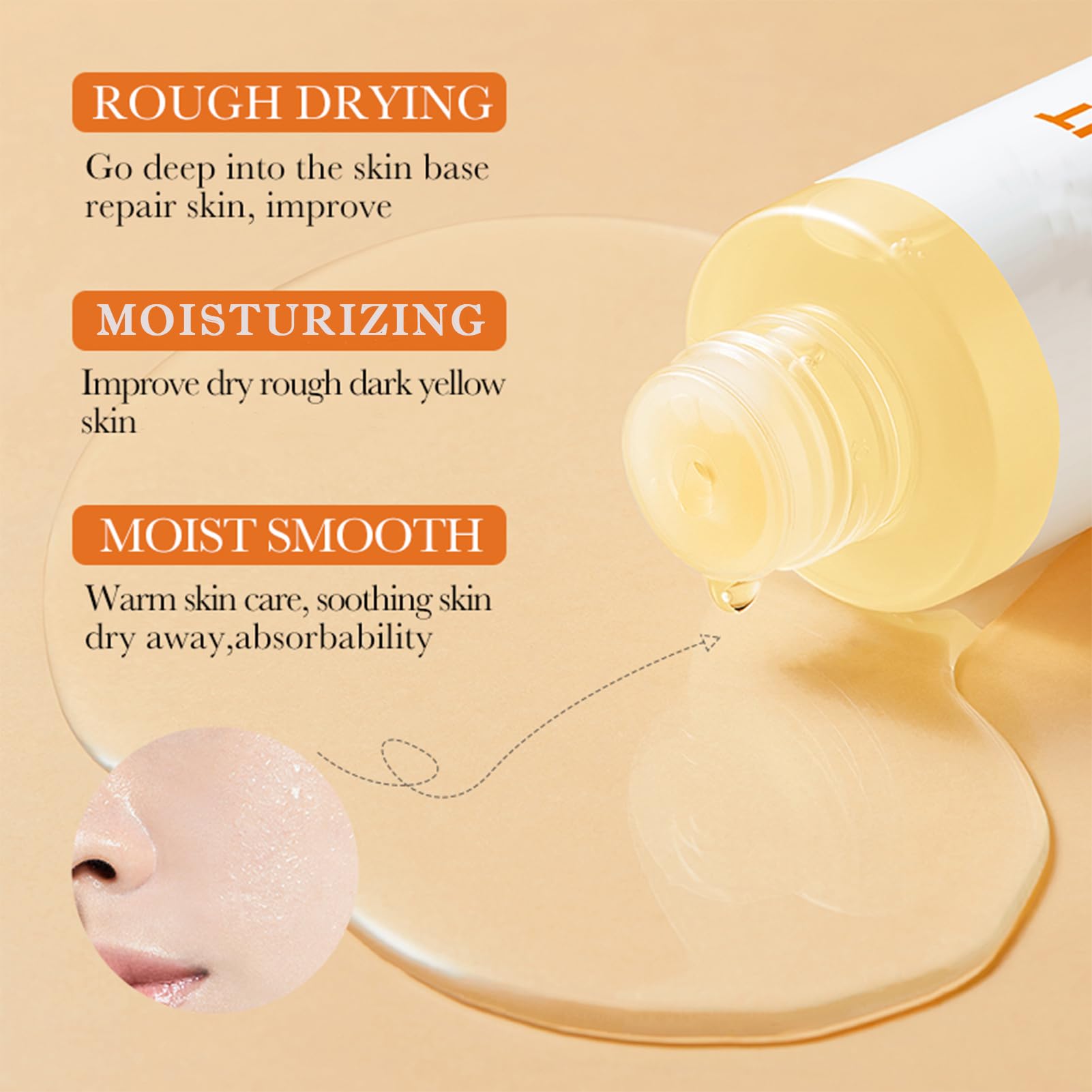 La crema facial de cúrcuma Etuanxi aporta hidratación duradera y tacto suave.