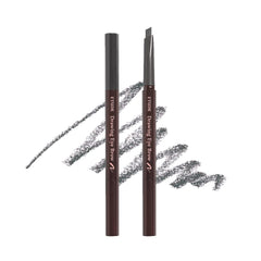 ETUDE lápiz de cejas con trazo preciso para color duradero y natural.