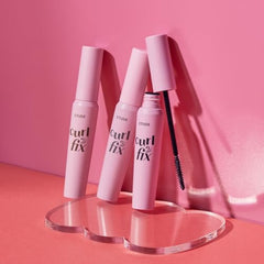 ETUDE Curl Fix Mascara definición clara sin grumos en cada pestaña.
