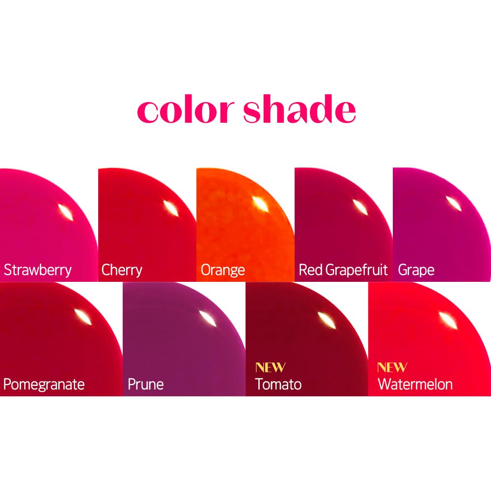 Etude Dear Darling Water Tint Strawberry Ade lip application with smooth finish