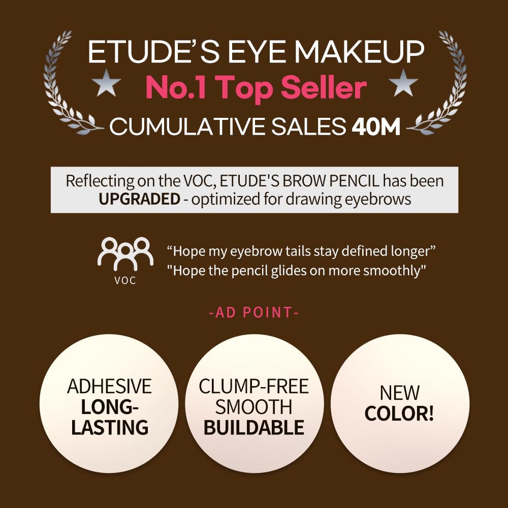 ETUDE Drawing Eye Brow color duradero para cejas definidas