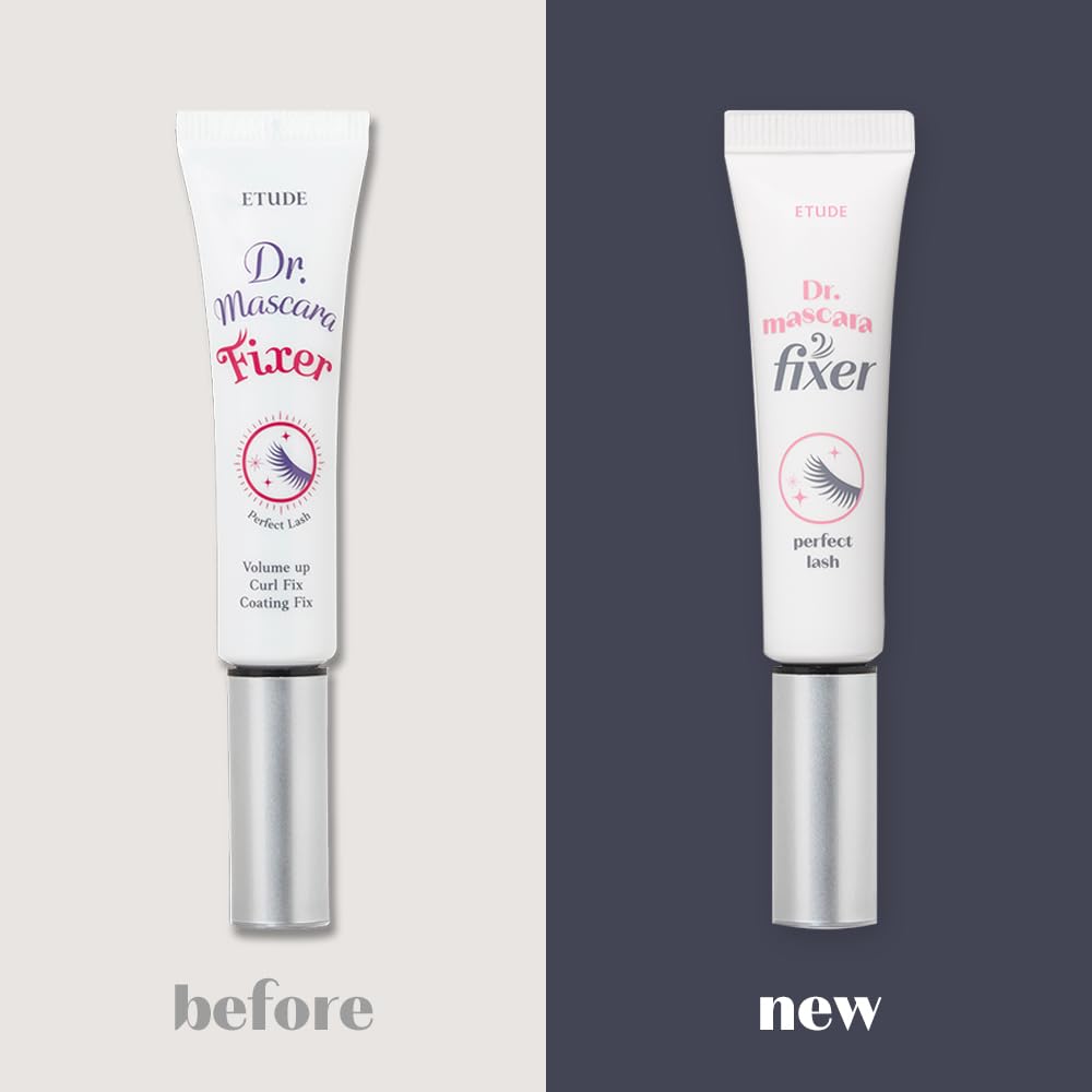 ETUDE Dr. Mascara Fixer capa transparente ofrece definición sin manchas.