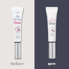 ETUDE Dr. Mascara Fixer capa transparente ofrece definición sin manchas.