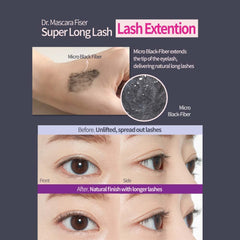 ETUDE Dr. Mascara Fixer efecto-largo para pestañas visiblemente extendidas.