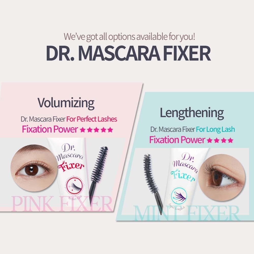ETUDE Dr. Mascara Fixer sin-mancha, acabado de larga duración.