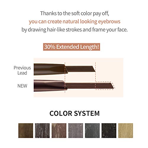 Color marrón oscuro ideal para cejas definidas con look natural.