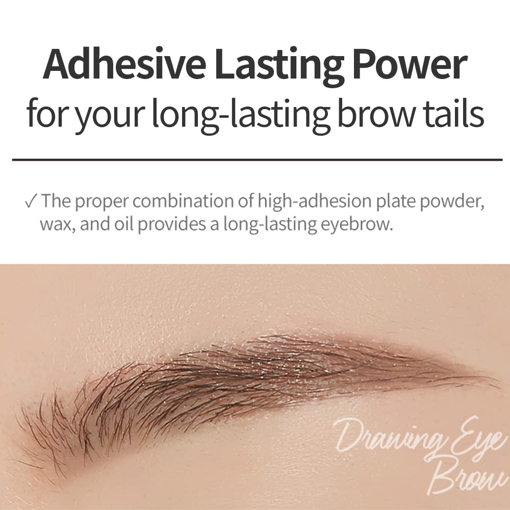 ETUDE Drawing Eye Brow soft powder texture glides smoothly.