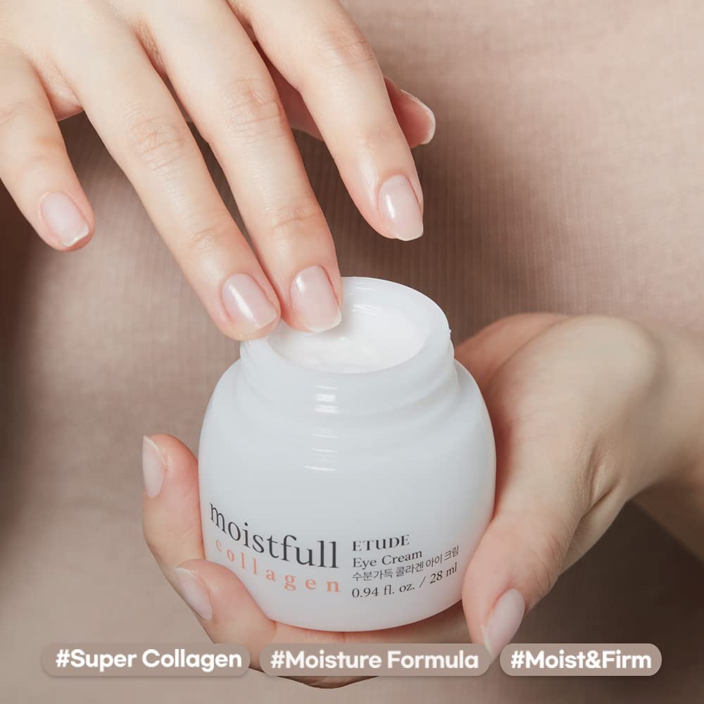 ETUDE Moistfull Collagen – aplicación contorno de ojos, ayuda a suavizar la zona