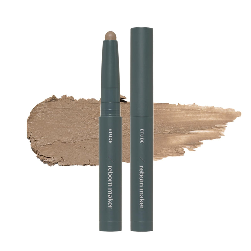 ETUDE Reborn Maker Barra de Contorno tono frío, envase compacto para viajar.