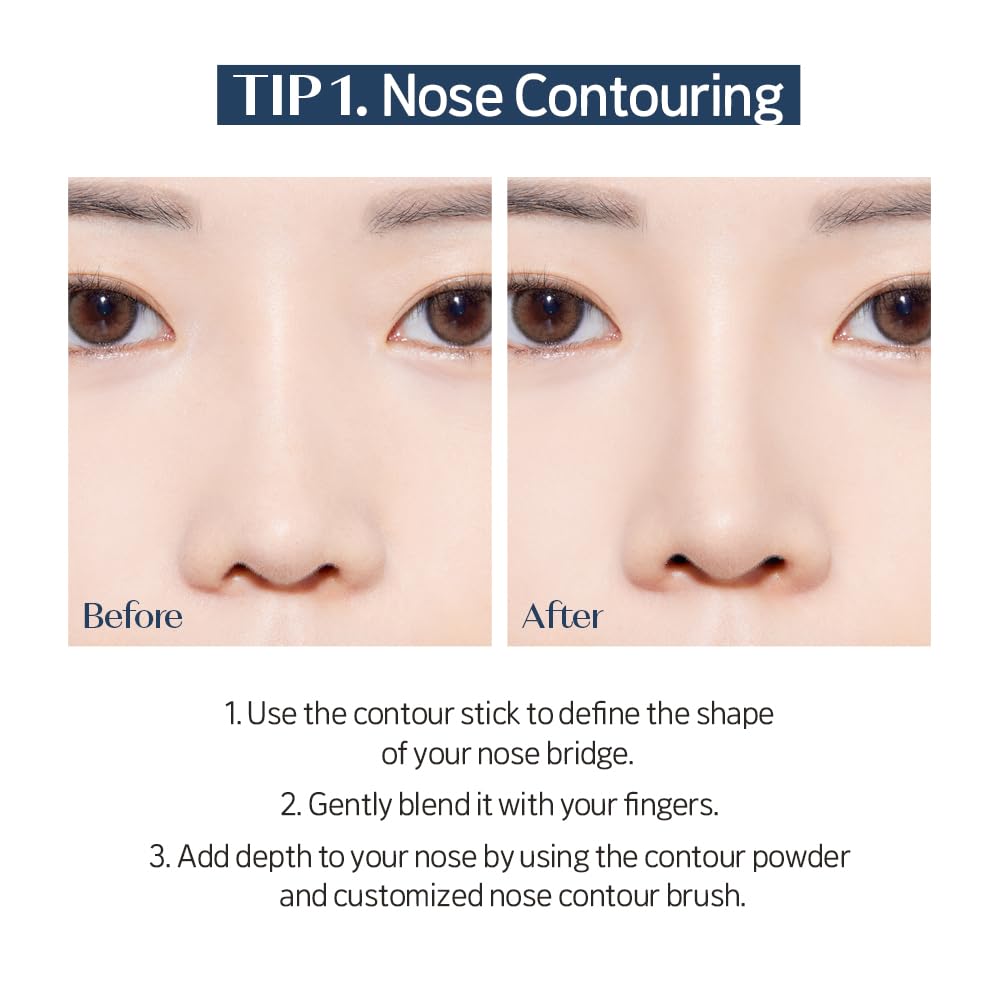 ETUDE Reborn Maker Contour Stick swatch natural en tono frío.