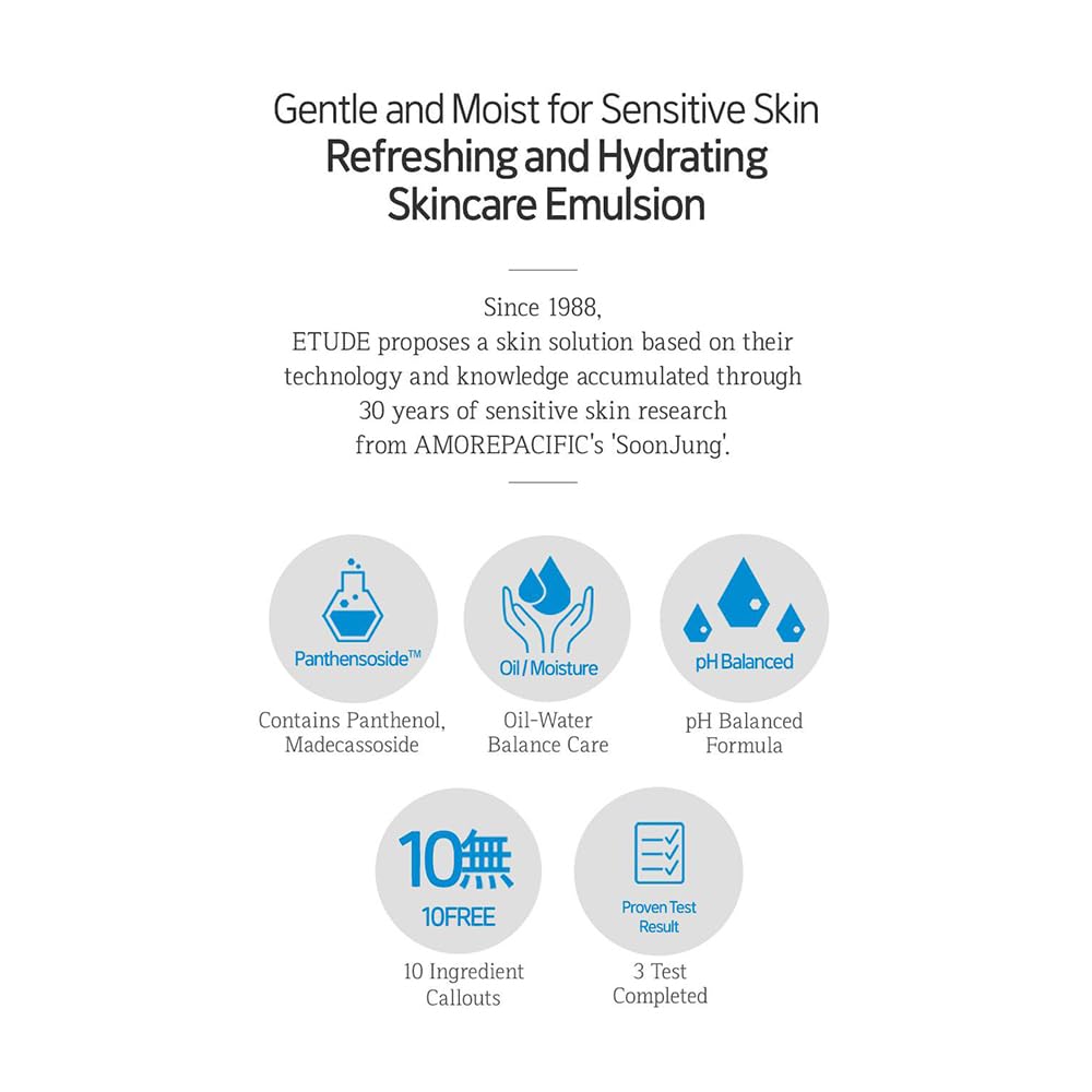 ETUDE SoonJung emulsion con escualano y pantenol para fortalecer la barrera cutánea