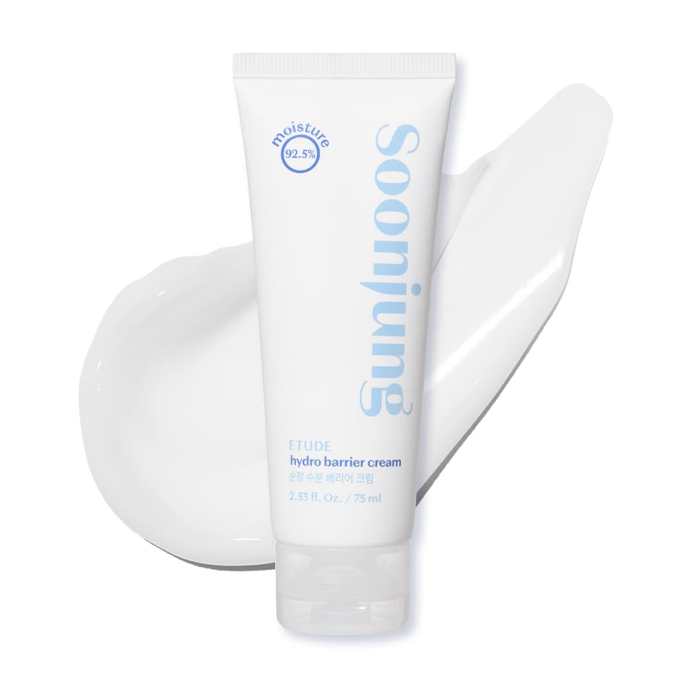 ETUDE SoonJung Hydro Barrier Cream en tubo, hidratación suave para piel sensible