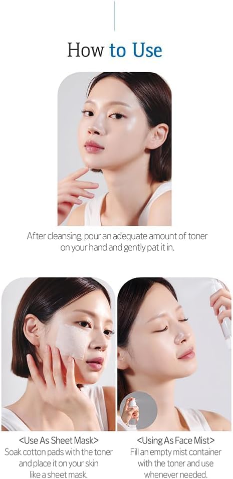 Tónico ETUDE SoonJung Toner, absorción rápida al aplicar