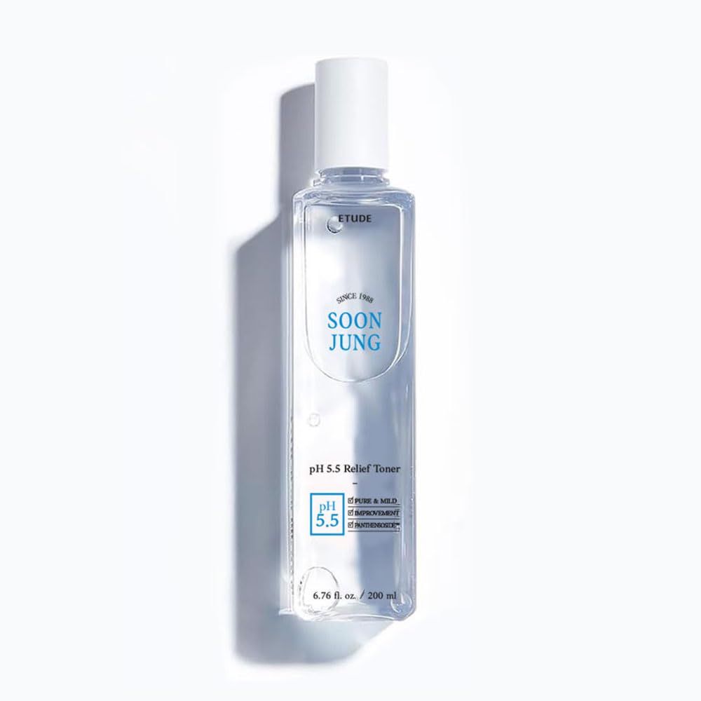 Tónico ETUDE SoonJung Toner, fórmula limpia apta para piel sensible
