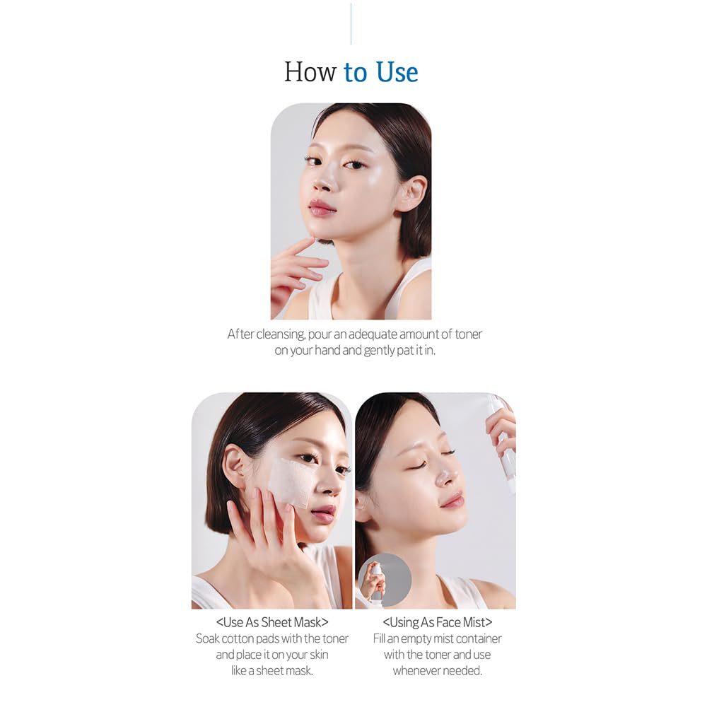 ETUDE SoonJung toner with pH5.5 balance promotes comfortable skin.