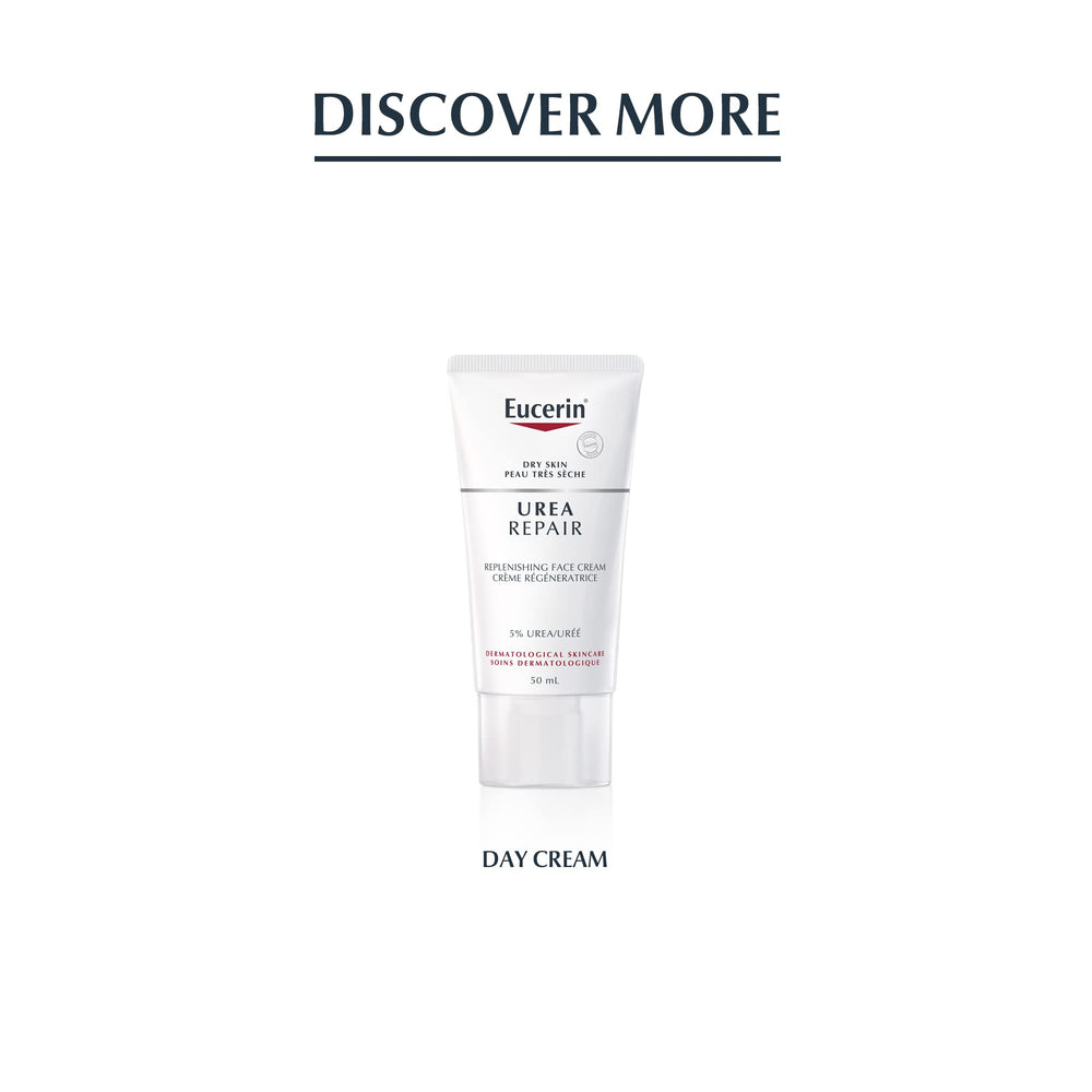 Eucerin bottle cap close-up highlighting hygienic dispensing.