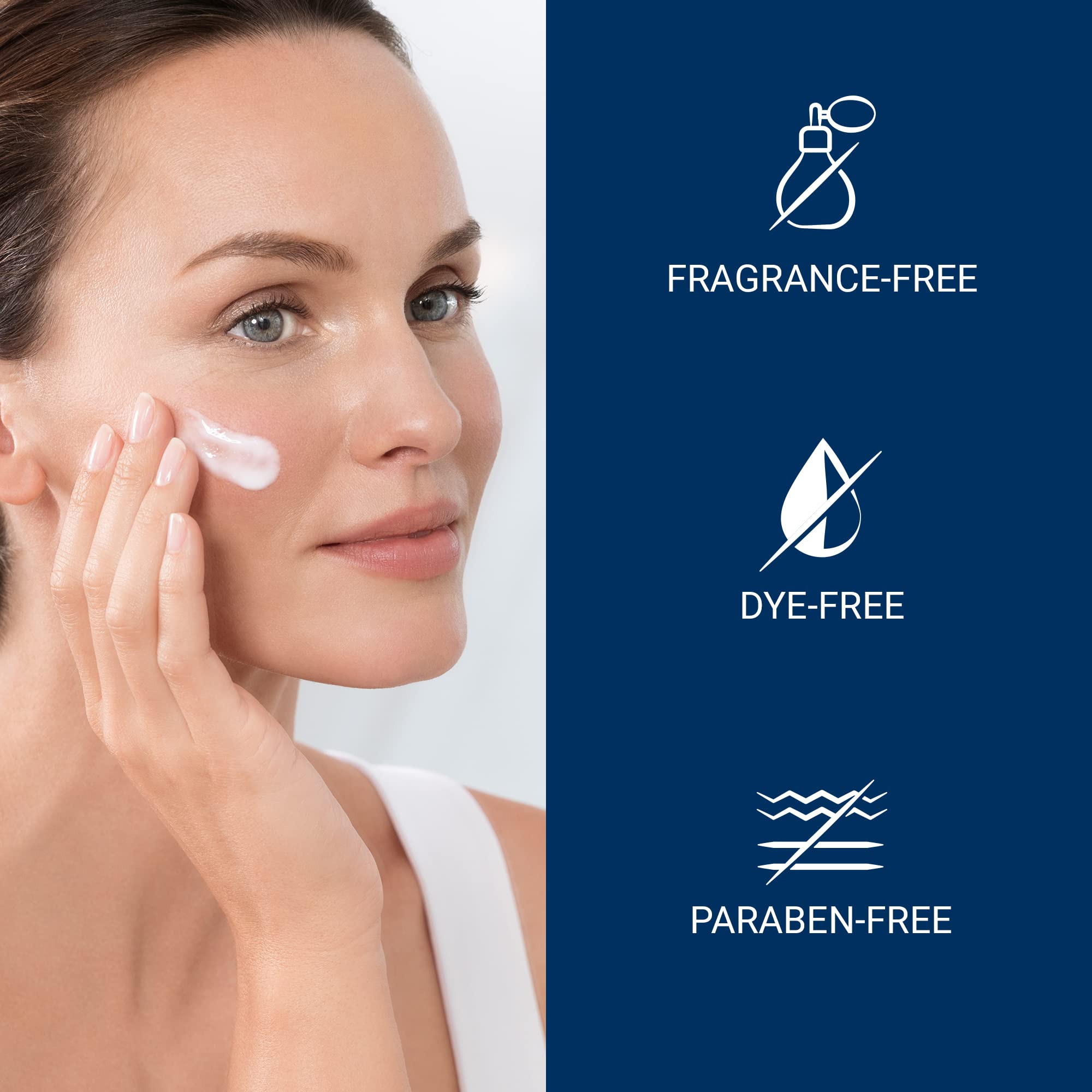 Eucerin ceramides visual illustrating barrier-supporting skincare benefits.