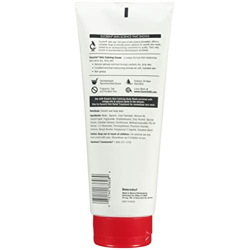 Textura cremosa de Eucerin para piel seca y con comezón.